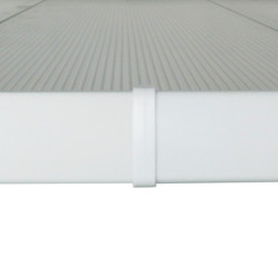 Pergola ajustable en aluminium laqué blanc 3,05x3,14m X-METAL