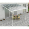 Pergola ajustable en aluminium laqué blanc 3,05x4,36m X-METAL