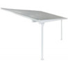 Pergola ajustable en aluminium laqué blanc 3,05x4,36m X-METAL