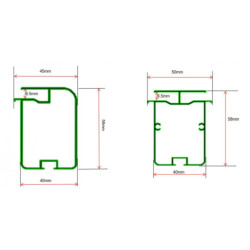 Pergola ajustable en aluminium laqué blanc 3,05x4,36m X-METAL