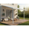 Pergola ajustable en aluminium laqué blanc 3,05x4,36m X-METAL