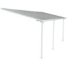 Pergola ajustable en aluminium laqué blanc 3,05x6,18m X-METAL