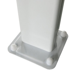 Pergola ajustable en aluminium laqué blanc 3,05x6,18m X-METAL