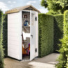 Abri de jardin 0,93m² en PVC + plancher Evo Tuscany 80 – Garofalo
