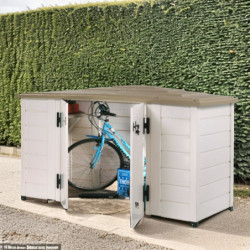 Coffre de jardin en résine  avec plancher 1800L BOX EVO 200 – Garofalo