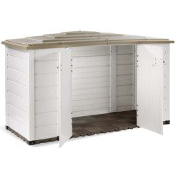 Coffre de jardin en résine  avec plancher 1800L BOX EVO 200 – Garofalo