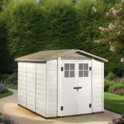 Abri 6,03m² en PVC, avec plancher Evo Tuscany 240 – Garofalo