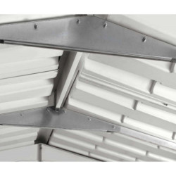 Abri 6,03m² en PVC, avec plancher Evo Tuscany 240 – Garofalo