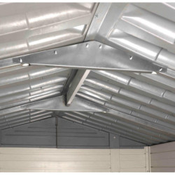 Abri 6,03m² en PVC, avec plancher Evo Tuscany 240 – Garofalo