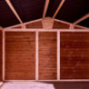 Abri de jardin en bois thermowood 10,60m² + toit acier - HABRITA