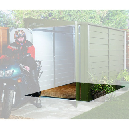 Plancher en contreplaqué pour garage à motos Trimetals