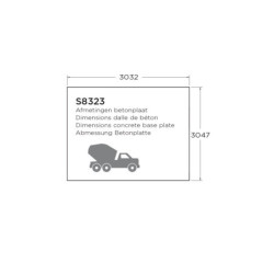 Abri Odense 9,19m² en bois massif 28mm à toit plat - SOLID