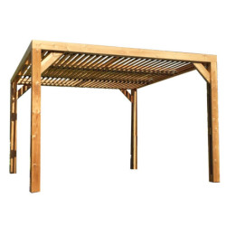 Pergola THERMAUVENT 10,67m² toit avec ventelles mobiles HABRITA