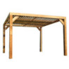 Pergola THERMAUVENT 10,67m² toit avec ventelles mobiles HABRITA