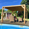 Pergola THERMAUVENT 10,67m² toit avec ventelles mobiles HABRITA