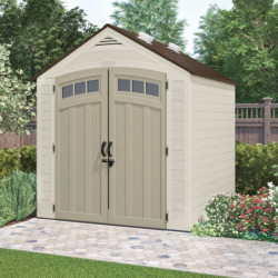 Abri en résine épais 25mm 4,84m² StorePlus avec plancher SUNCAST