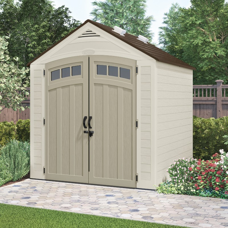 Abri en résine épais 25mm 4,84m² StorePlus avec plancher SUNCAST