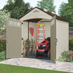 Abri en résine épais 25mm 4,84m² StorePlus avec plancher SUNCAST