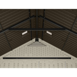 Abri en résine épais 25mm 4,84m² StorePlus avec plancher SUNCAST