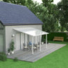 Pergola adossée en alu 3x4,25m + toit polycarbonate Olympia Palram - Canopia