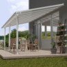 Pergola blanche avec PC épais de 16mm de 3x6,10m Olympia - Palram - Canopia