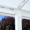 Pergola blanche avec PC épais de 16mm de 3x6,10m Olympia - Palram - Canopia