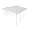 Pergola alu blanche 3x7,30m + PC 16mm Olympia de Palram - Canopia