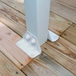 Pergola adossée blanche 3x9,15m polycarbonate 16mm Olympia Palram - Canopia