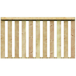 Kiosque  en bois Bergen 2 avec plancher et balustrade – Karibu