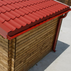 Pack de tuiles rouges pour garage Gardy Shelter 9m²