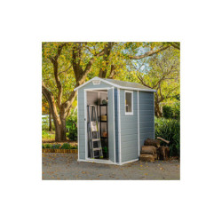 Abri de jardin Premium en polypropylène avec plancher gris clair Keter