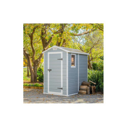 Abri de jardin Premium en polypropylène avec plancher gris clair Keter