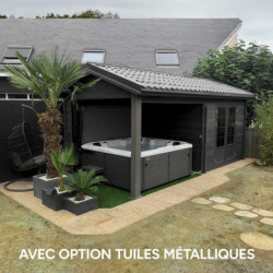 Véritable pièce supplémentaire bois composite avec terrasse Woodlife