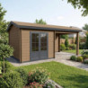 Maisonnette de jardin en bois composite avec terrasse Woodlife