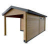Maisonnette de jardin en bois composite avec terrasse Woodlife
