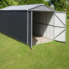 Garage anthracite Yardmaster 22,63m² en acier galvanisé