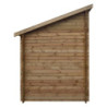 Abri adossé en bois traité 5,96m² - Madriers 28mm Gardy Shelter