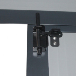 Abri de jardin plastique gris 190x368cm Jôbu