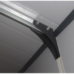 Abri de jardin plastique gris 190x368cm Jôbu