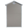 Abri de jardin plastique beige 134x104cm Jôbu