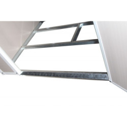 Abri de jardin plastique beige 134x104cm Jôbu