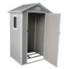 Abri de jardin plastique beige 134x104cm Jôbu