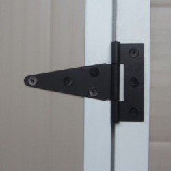 Abri de jardin plastique beige 134x104cm Jôbu