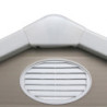 Abri de jardin plastique beige 134x104cm Jôbu