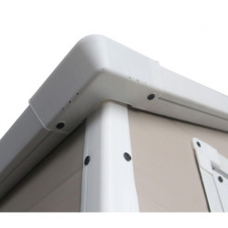 Abri de jardin plastique beige 134x104cm Jôbu
