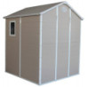 Abri de jardin plastique beige 190x192cm JOBU