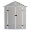 Abri de jardin plastique beige 190x192cm JOBU