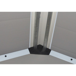 Abri de jardin plastique beige 190x192cm JOBU