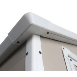 Abri de jardin plastique beige 190x192cm JOBU