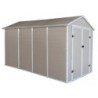 Abri de jardin plastique beige 190x368cm Jôbu